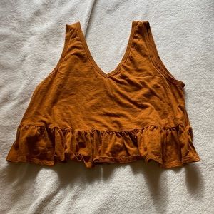 burnt orange tank top